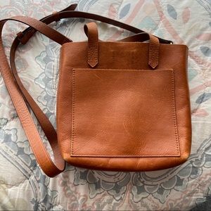 Madewell Small Leather Tote Bag Crossbody